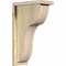 Ekena Millwork Carmel Rough Sawn Corbel w/Backplate, Douglas Fir, 6"W x 12"D x 20"H COR06X12X20CAR01RDF - alternate 1